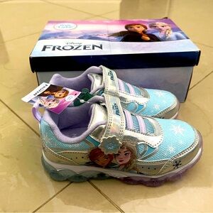 Disney Frozen light-up sneakers for girls. Brand new never worn.